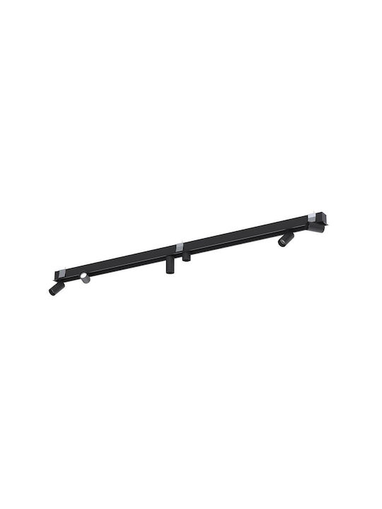 Nowodvorski Spot with 6 Lights and with Socket GU10 in Black Color