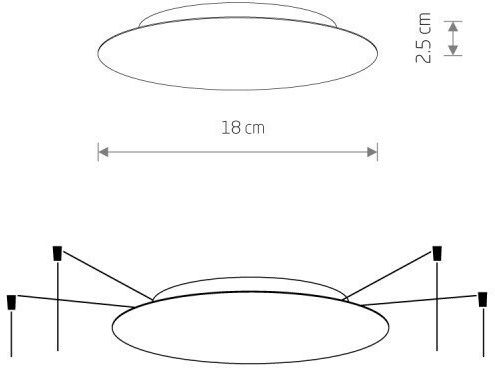 Nowodvorski Mounting Base for Lighting Fixtures Black 10017
