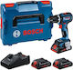 Bosch GSB 18V-90 C Κατσαβίδι Μπαταρίας Brushless 18V 3x4Ah