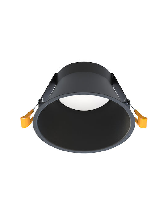 Nowodvorski Round Recessed Spot with Socket GX53 Black 1pcs