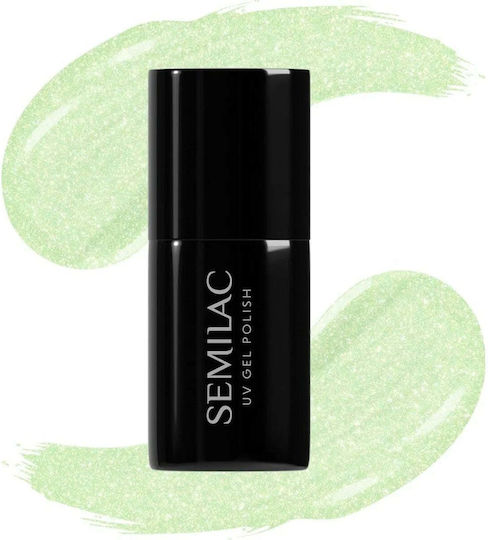 Хибриден лак за нокти Semilac 497 Green Groove 7ml