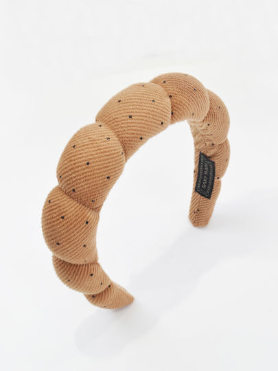 Mat Fashion Στέκα Μαλλιών Μπεζ