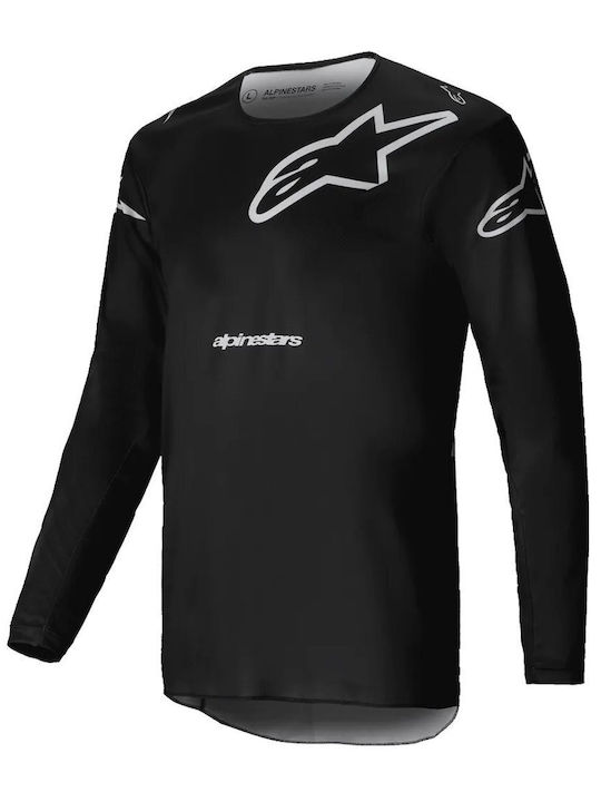 Alpinestars Ανδρική Μπλούζα Motocross Μακρυμάνικη Μαύρο Χρώμα