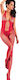 Usine Lingerie Ολόσωμο Καλσόν Διχτυωτό Κόκκινο