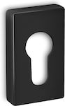 Convex 1555 Matte Black Escutcheon