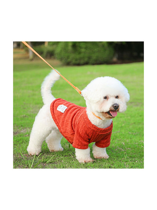 Animal Knitted Sweater Dog in Red color 25cm.