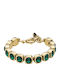 Dyrberg/Kern Women's Gold Plated Steel Bracelet 17cm