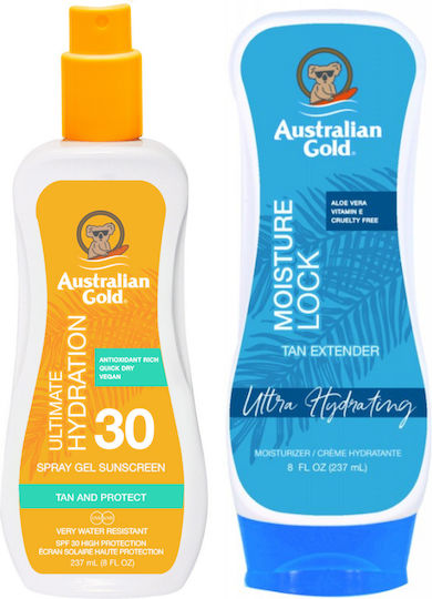 Australian Gold Spray Gel LSF30 + Feuchtigkeitssperre 237ml