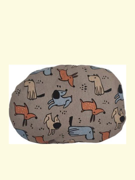 Milu Happy Dogs 95 Μαξιλάρι Σκύλου Οβάλ Μελί 78x53εκ. Milu Happy Dogs 95 Μαξιλάρι Σκύλου Οβάλ Μελί 78x53εκ.
