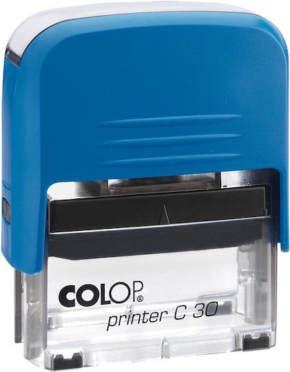 Colop C30 Ihre Angaben 1 5 Zeilen 47x18mm Blau