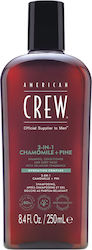 American Crew 3-in-1 Chamomile + Pine Shampoo Conditioner Body Wash 250ml