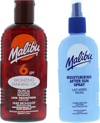 Malibu SPF6 Bräunungsöl 200ml + After Sun Spray Balsam 200ml Malibu SPF6 Bräunungsöl 200ml + After Sun Spray Balsam 200ml
