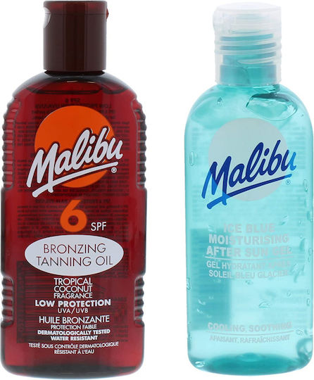 Malibu Spf6 Bronzing Oil 200ml + After Sun Gel 100ml