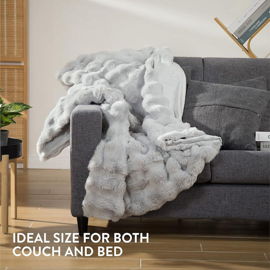 Homelevel Homelevel Faux Sofa 127x152cm Grey
