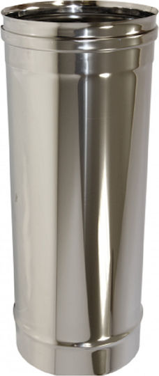 Ανοξείδωτη Καμινάδα Καπνοδόχου 0,50m Inox 316 F80