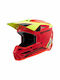 Alpinestars SM3 Red/Yellow Fluo/Black Glossy Child Motorcycle Helmet Motocross DOT ECE 22.06 1060g