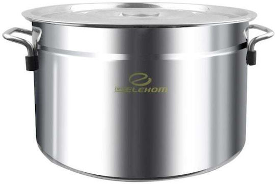 Elekom Tiefer Edelstahl-Topf 30cm