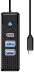 Orico Hub USB 3 Porturi USB 3.0 cu Conectare USB-C