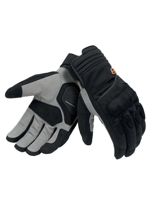 Tucano Urbano Мъжки Мотоциклетни ръкавици Softshell Водоустойчиви Черен