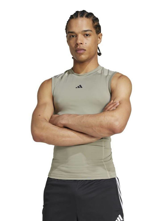 adidas Techfit Aeroready Athletic T-shirt Silver JE6696