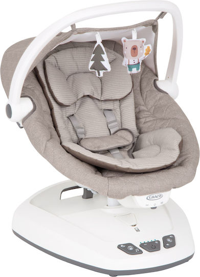 Graco Elektrisch Baby Relax Schaukel Move With Me mit Musik und Vibration Beige
