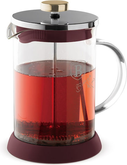 Berlinger Haus Filterkaffeemaschine Handbetrieb Rostfreier Stahl Rote 600ml