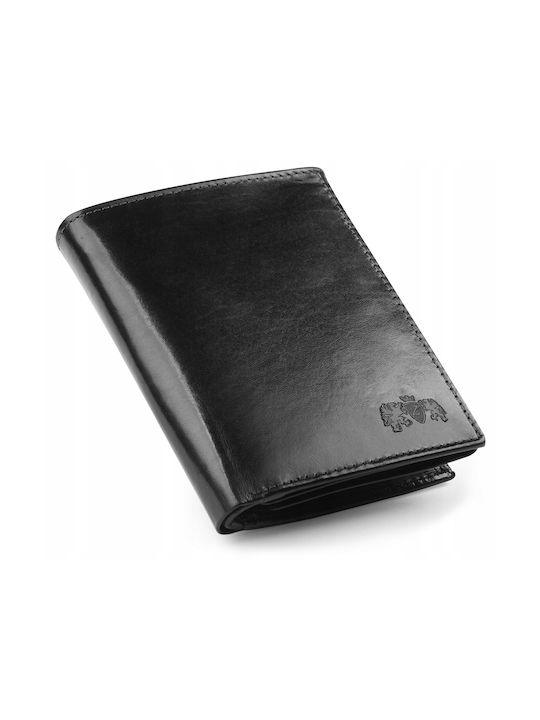 Zagatto Natural Black Leather Wallet Zg-055-bar Men's