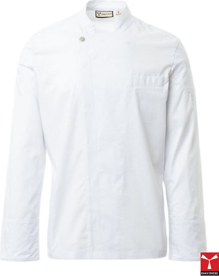 Payper Coat Chef 100% Cotton made White with Long Sleeve Elite Mesh