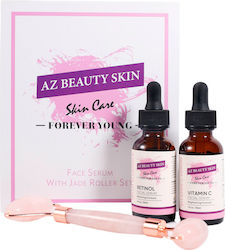 Anti-wrinkle Set 1 X Quartz Roller 2 Facial Serums 2x 30 Ml Az Beauty Skin Anti-wrinkle Set 1 X Quartz Roller 2 Facial Serums 2x 30 Ml Az Beauty Skin