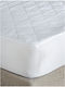 Palamaiki Schutzauflage Halb-Doppel Wasserdicht mit Rock Weiß 110x200+35cm