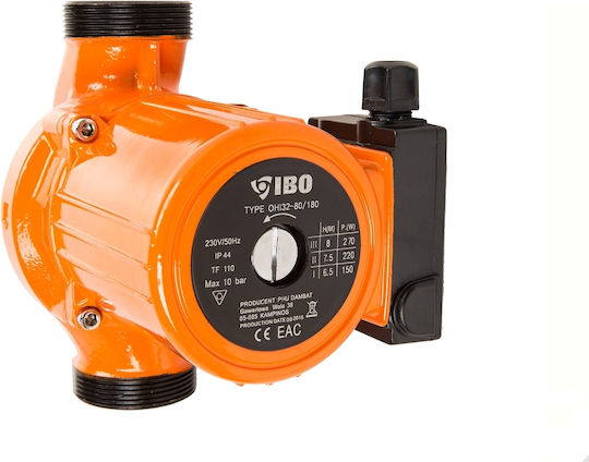 Professional Water Recirculation Pump Ibo Poland 50.8/8 магазин за риболовни механизми Циркулационна помпа За отопление 180мм