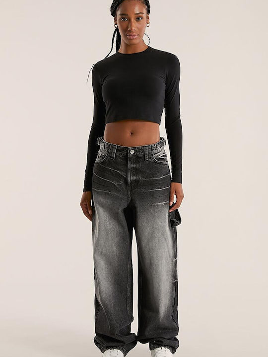 Damenjeans in Entspannter Passform Black