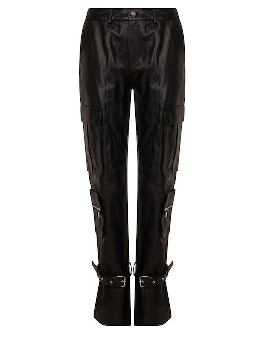 Women's Fabric Trousers Black