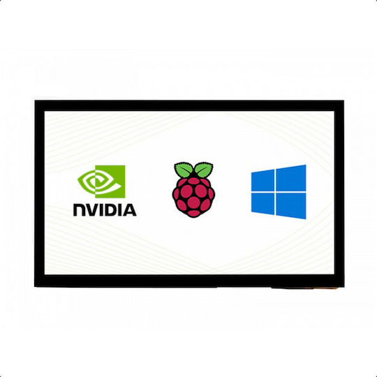 10.1 Inch Capacitive Touch Screen LCD E 1024×600 HDMI IPS Optical Bonding Screen Supports Raspberry Pi Jetson Nano PC