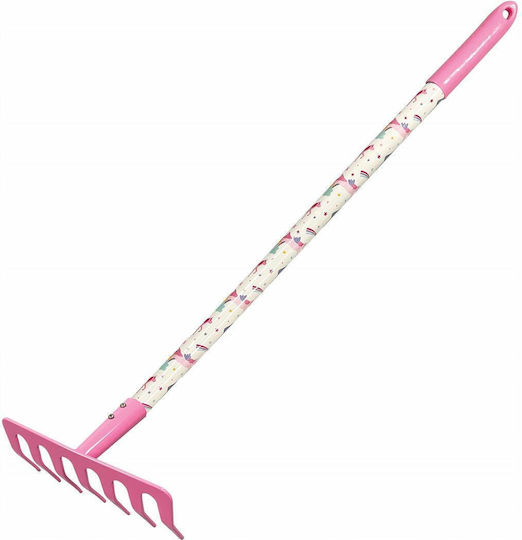 Greenmill Metal Rake Wood Pvc Handle 64cm