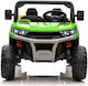 Kids Electric Car Two Seater with Remote Control Green