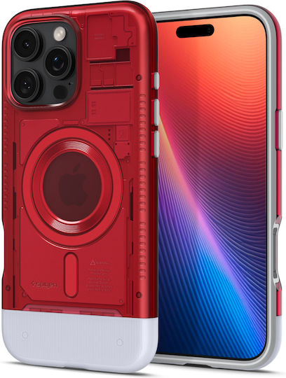 Spigen Classic C1 Umschlag Rückseite Silikon Ruby (iPhone 17 Pro / iPhone 16 Pro)