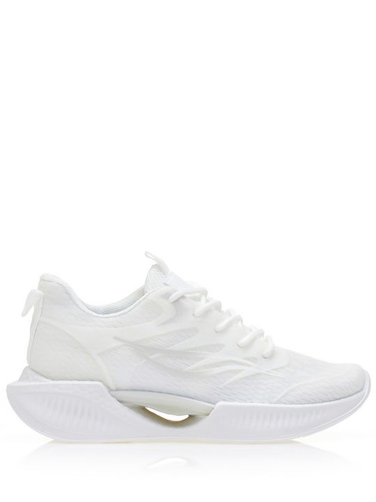Γυναικεία Flatforms Sneakers Λευκά