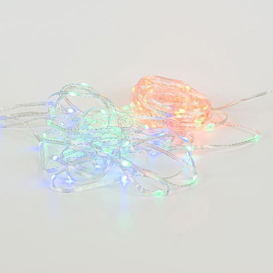 Серия 100 Смарт Мини LED USB Програмируемо Управление Приложение Дистанционно Управление Прозрачен Кабел Плосък RGB LED На Всеки 10см Захранващ Удължител 2м IP20