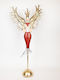 Metal Princess Red Heart 90.17cm