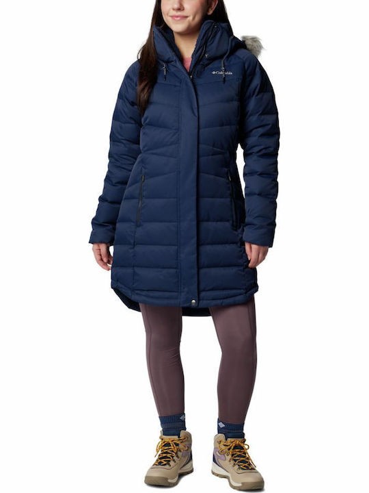 Ii Mid Късо Дамско Парка Яке за Зима Collegiate Navy