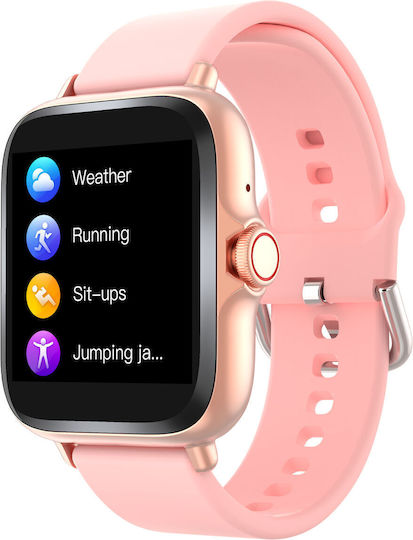 Denver SW-156 Smartwatch με Παλμογράφο (Ροζ)