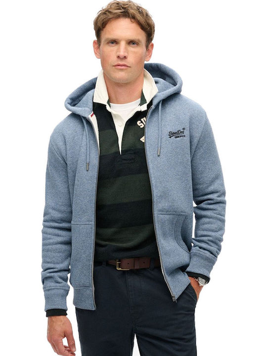 Superdry D2 Ovin Sweatshirt with Hood Indigo
