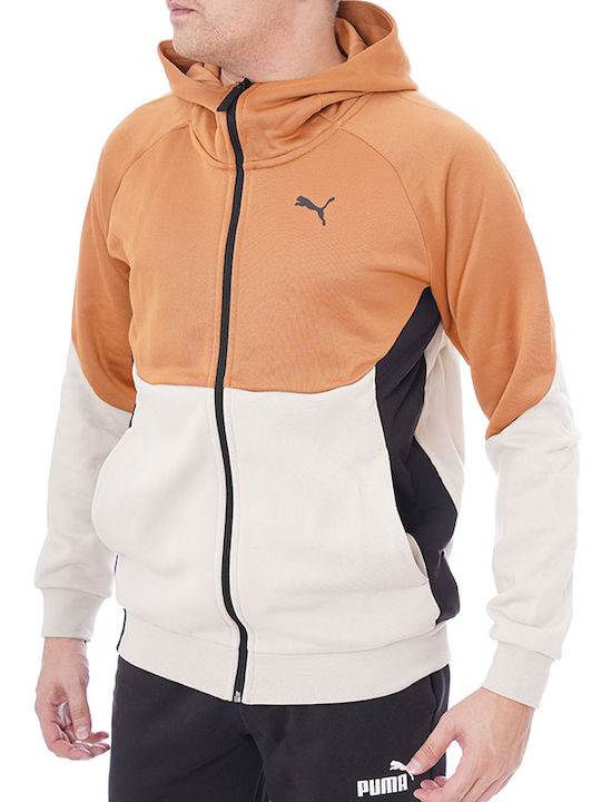 Puma Sweatshirt with Hood Desert Dust