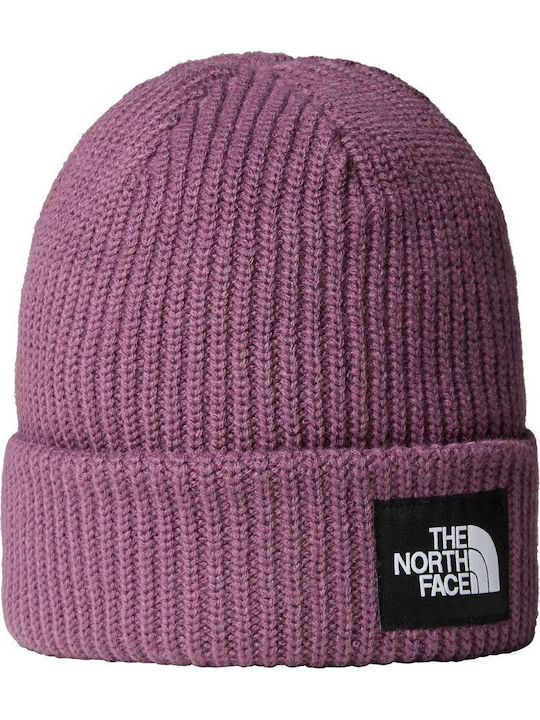 Salty Beanie Ανδρικός Σκούφος Πλεκτός σε Μωβ χρώμα