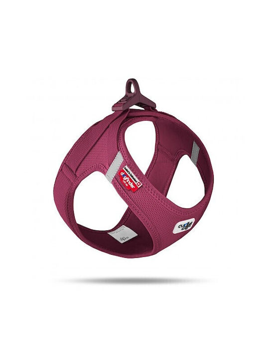 Curli Dog Harness Vest Harness Clasp Air Purple Small 38-43cm
