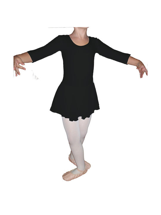 Kokoracostume Kinder-Tanzbekleidung Schwarz