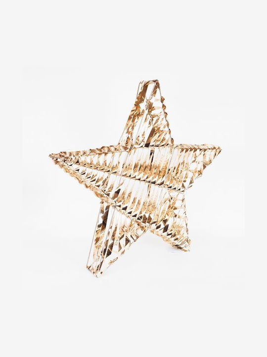 Eurolamp Plastic Illuminated Christmas Decorative Star 60x9x61cm White