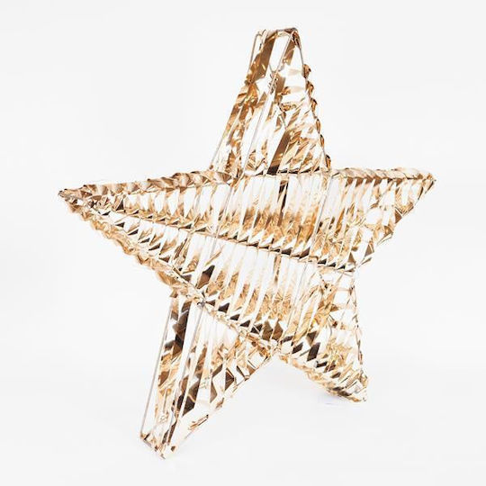 Eurolamp Plastic Illuminated Christmas Decorative Star 60x9x61cm White