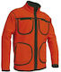 Wasserdichte Jagdjacke Doppelseitig Fleece Orange